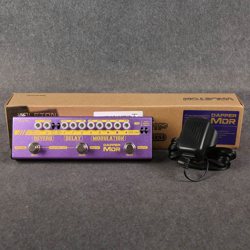 Valeton Dapper MDR Modulation - Guitar Effects Strip - Box & PSU - 2nd Hand