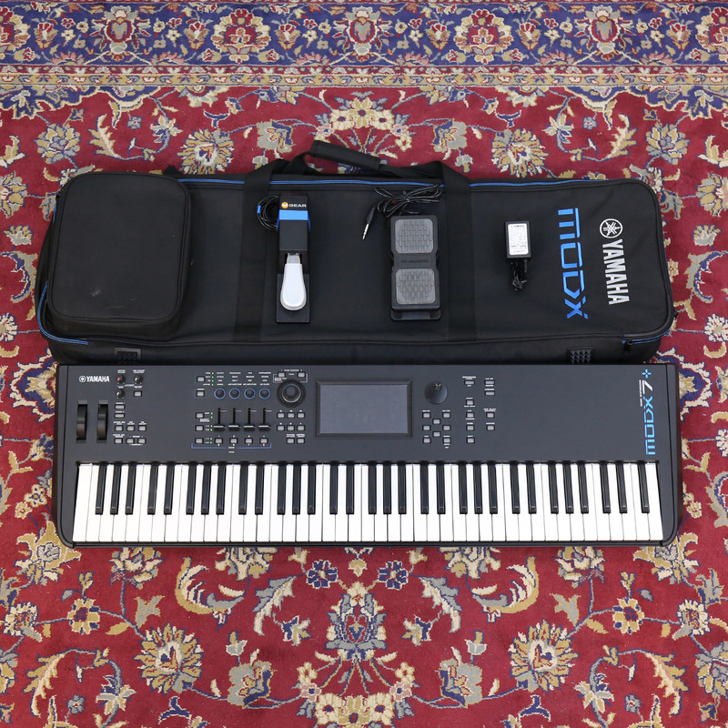 Yamaha MODX7+ Synthesizer Keyboard - PSU - Gig Bag - 2nd Hand