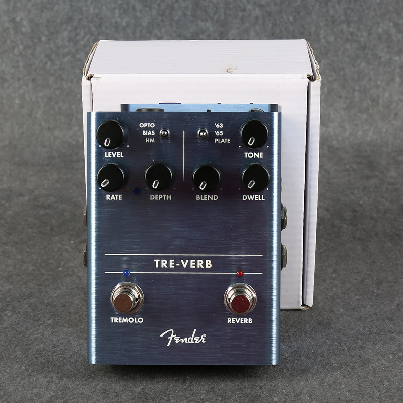 Fender Tre-Verb Pedal - Boxed - 2nd Hand