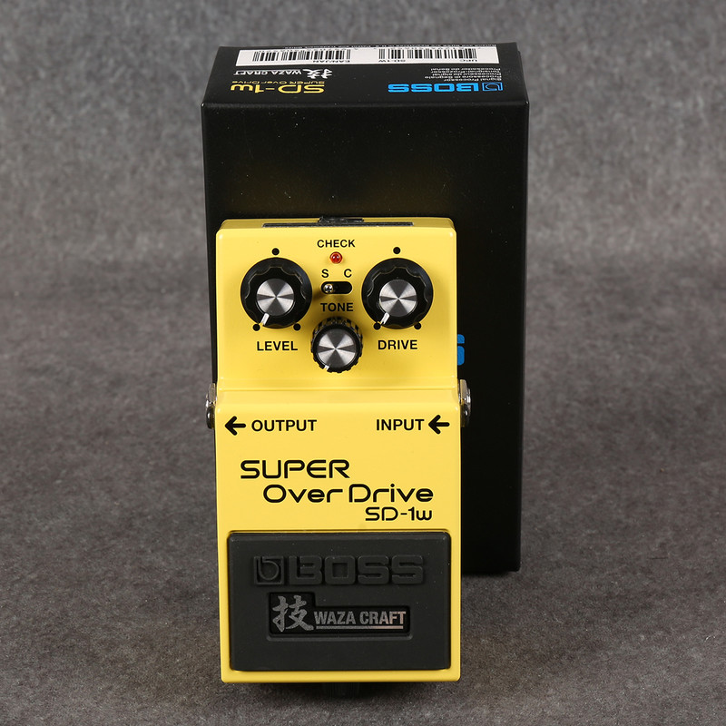 Boss Waza Craft SD1W Super Distortion - Boxed - 2nd Hand