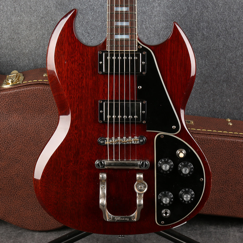 Gibson SG Deluxe - 1972 - Cherry - Hard Case - 2nd Hand Gibson SG Deluxe - 1972 - Cherry - Hard Case - 2nd Hand