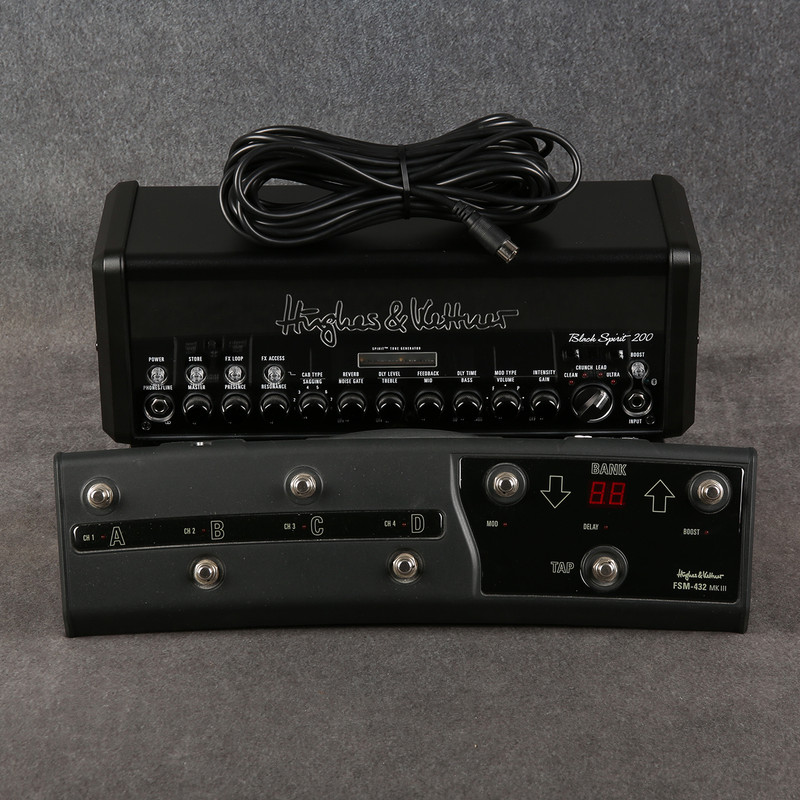 Hughes & Kettner Black Spirit 200 Amp Head **COLLECTION ONLY** - 2nd Hand