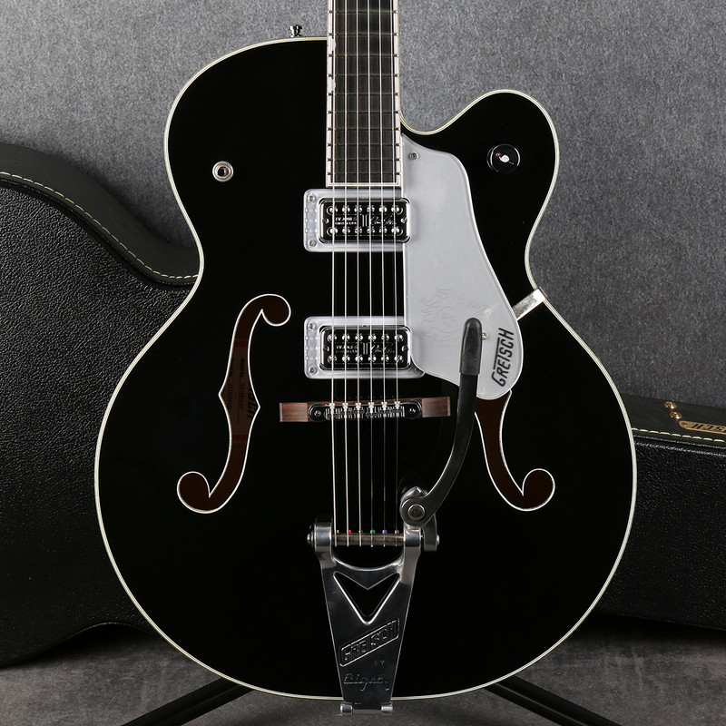 Gretsch G6136SLBP Brian Setzer Black Phoenix - Black - Hard Case - 2nd Hand Gretsch G6136SLBP Brian Setzer Black Phoenix - Black - Hard Case - 2nd Hand