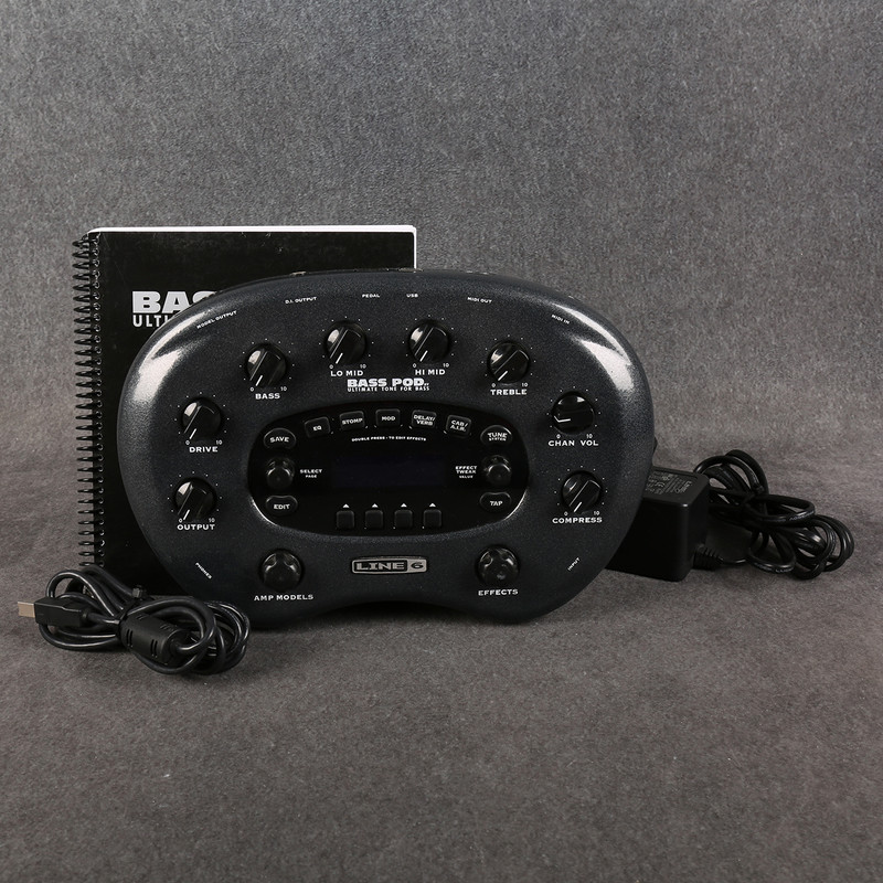 Line 6 Bass Pod XT - Manual - PSU - 2nd Hand Line 6 Bass Pod XT - Manual - PSU - 2nd Hand