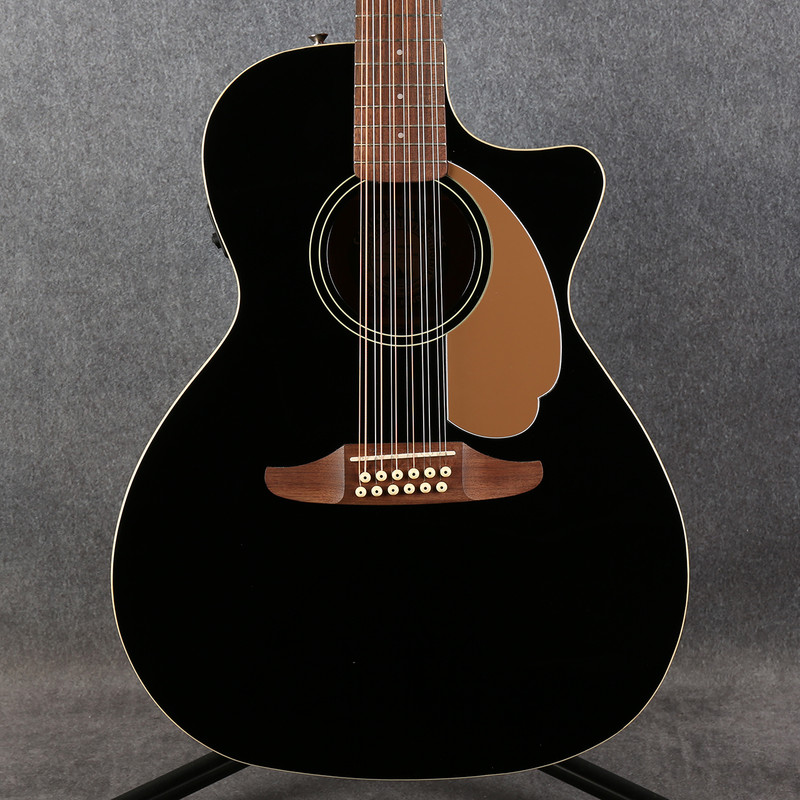 Fender Villager 12 String Electro Acoustic V3 - Jetty Black - 2nd Hand