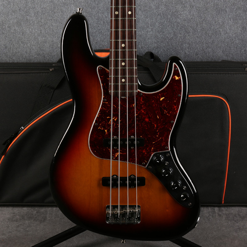 Fender American Standard Jazz Bass 2007 - 3 Tone Sunburst - Case - 2nd Hand