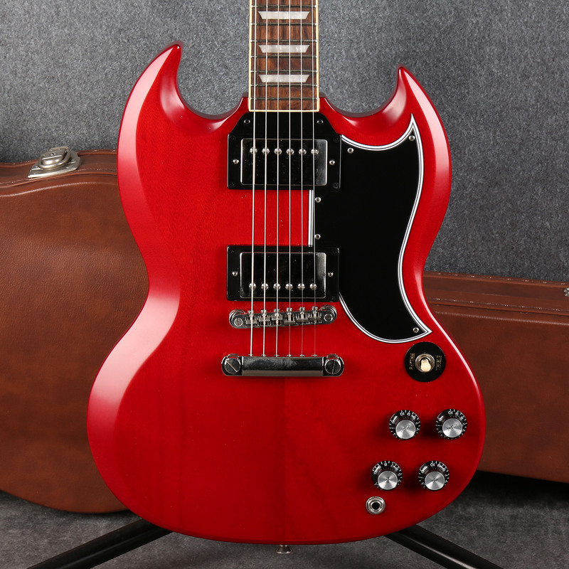 Epiphone 1961 Les Paul SG Standard - Aged Sixties Cherry - Hard Case - 2nd Hand Epiphone 1961 Les Paul SG Standard - Aged Sixties Cherry - Hard Case - 2nd Hand