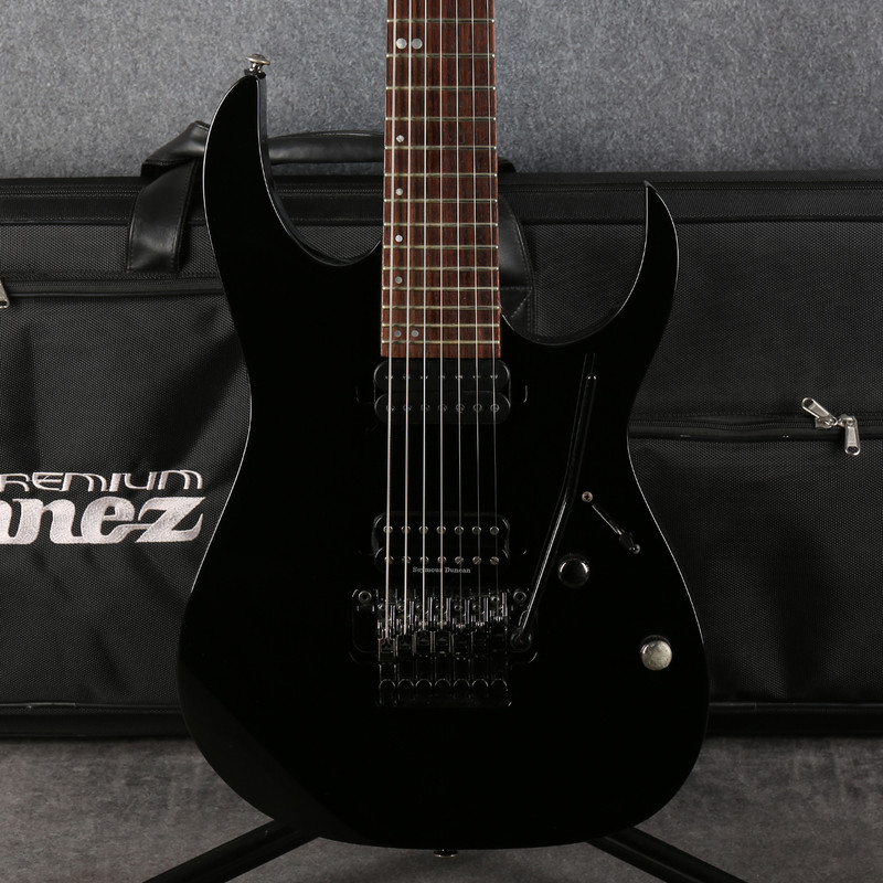Ibanez Premium RG827Z-BK - Black - Case - 2nd Hand