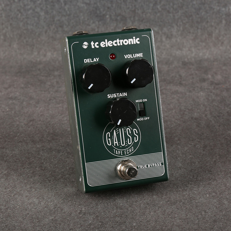 TC Electronic Gauss Super Saturated Tape Echo Pedal - 2nd Hand TC Electronic Gauss Super Saturated Tape Echo Pedal - 2nd Hand