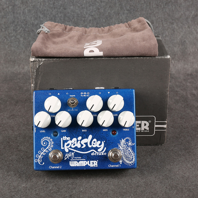 Wampler Paisley Deluxe Overdrive Pedal - Boxed - 2nd Hand