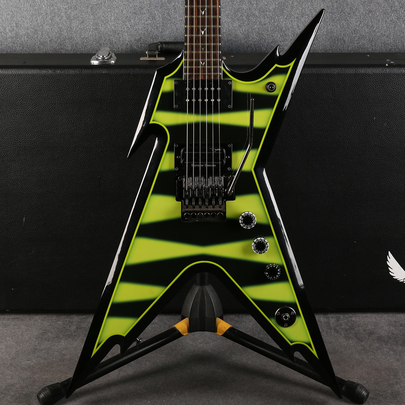 Dean Dime Razorback - Slime Bumblebee - Hard Case - 2nd Hand