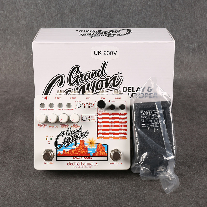 Electro Harmonix Grand Canyon Delay and Looper - Box & PSU - 2nd Hand