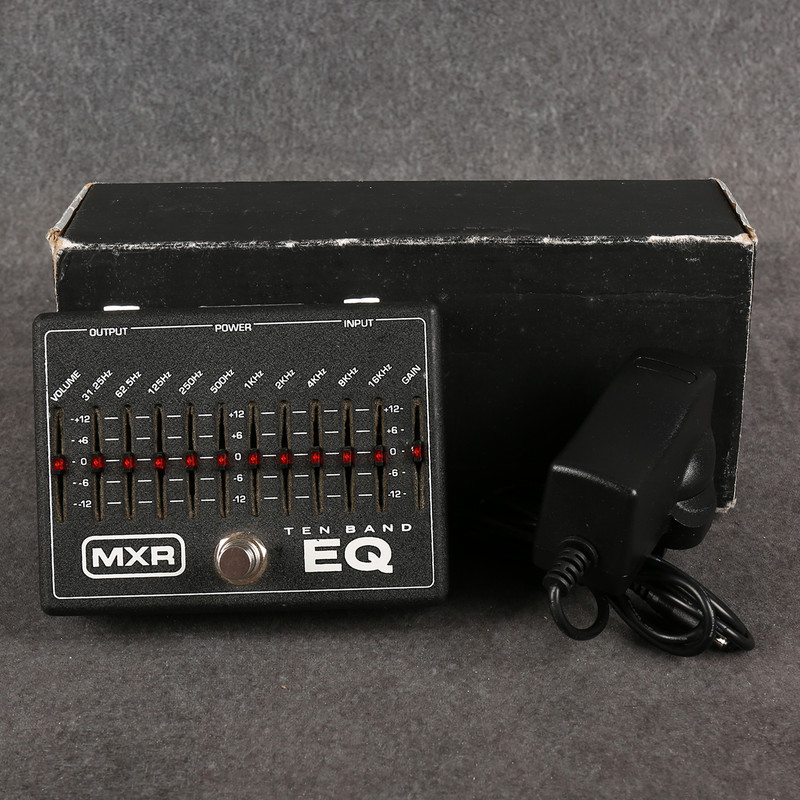 MXR M108 10-Band EQ Pedal - Box & PSU - 2nd Hand MXR M108 10-Band EQ Pedal - Box & PSU - 2nd Hand