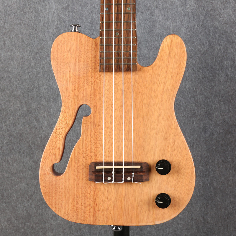 Clearwater Singlecut Tenor Electric Ukulele - Natural - 2nd Hand