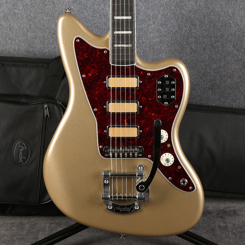 Fender Gold Foil Jazzmaster - Shoreline Gold - Gig Bag - 2nd Hand (138262)