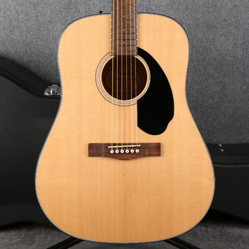 Fender CD-60S Dreadnought Acoustic - Natural - Hard Case - 2nd Hand