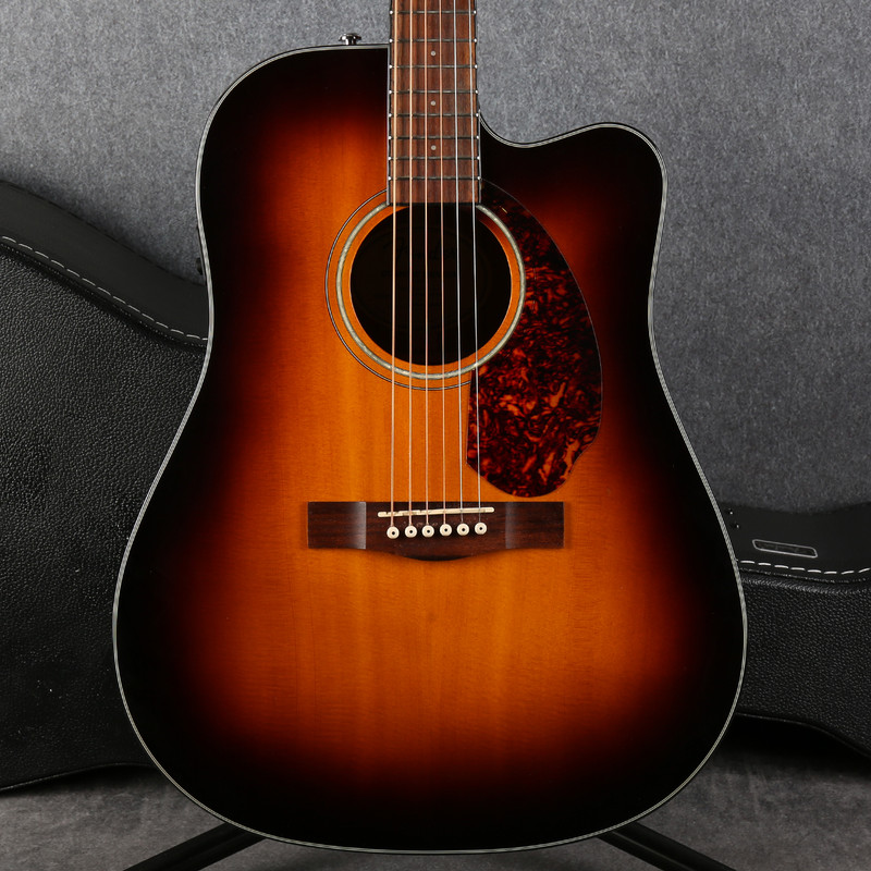 Fender CD-140SCE Electro Acoustic - Sunburst - Hard Case - 2nd Hand