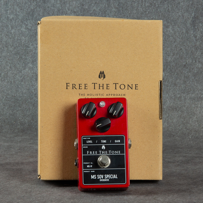 Free The Tone MS-1V MS SOV Special Overdrive - Boxed - 2nd Hand Free The Tone MS-1V MS SOV Special Overdrive - Boxed - 2nd Hand