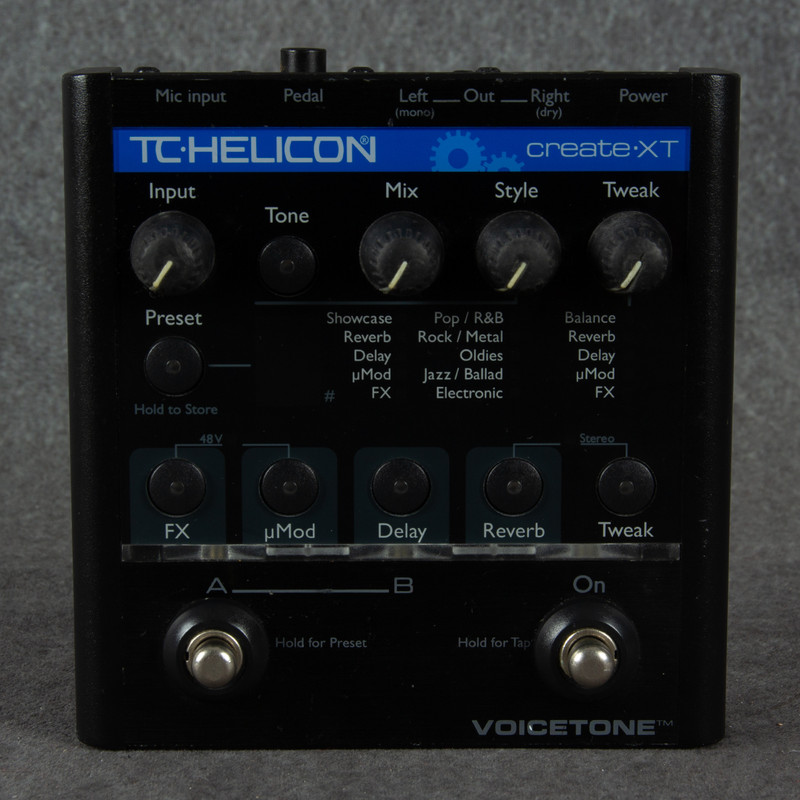 TC Helicon Create XT Voicetone Pedal - 2nd Hand