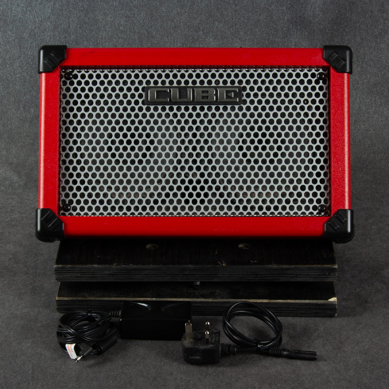 Roland Cube Street Combo - Red - PSU - 2nd Hand Roland Cube Street Combo - Red - PSU - 2nd Hand