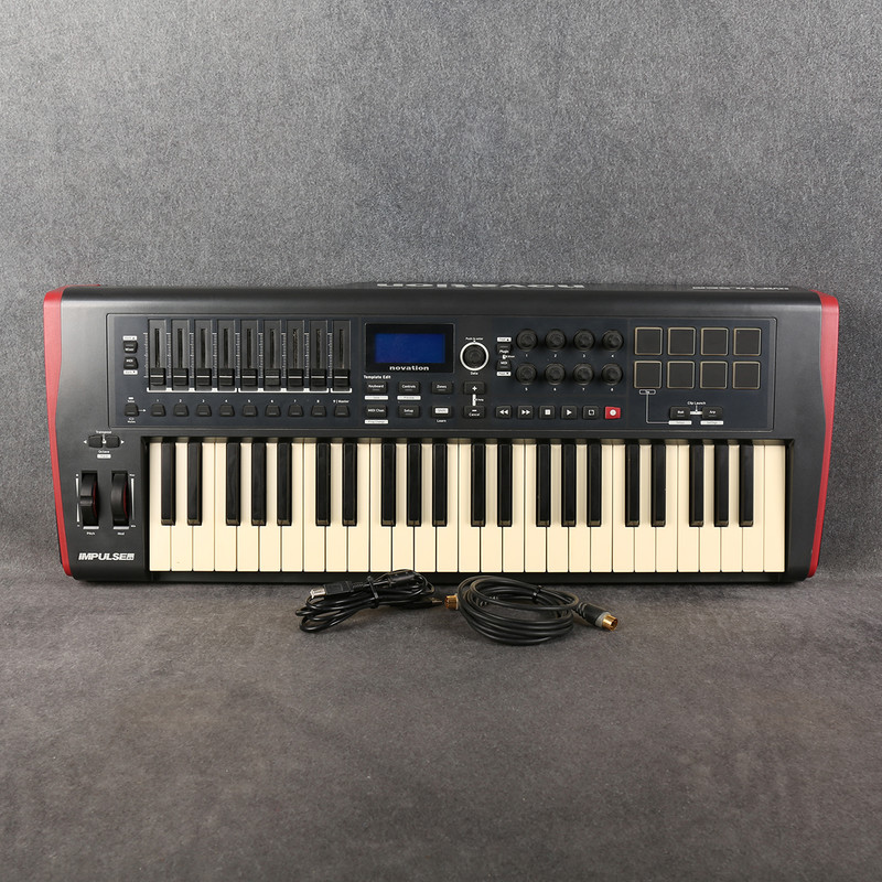 Novation Impulse 49-Key MIDI Keyboard Controller - Cables - 2nd Hand