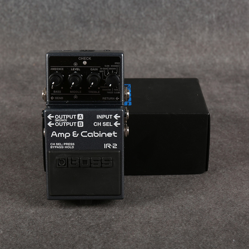 Boss IR-2 Amp & Cabinet Simulator IR Compact Pedal - Boxed - 2nd Hand