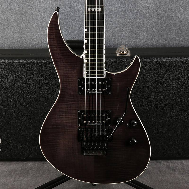 ESP E-II Horizon III FR - See Thru Black - Hard Case - 2nd Hand