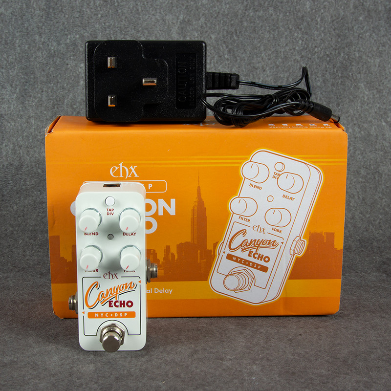 Electro-Harmonix Pico Canyon Echo Pedal - Box & PSU - 2nd Hand Electro-Harmonix Pico Canyon Echo Pedal - Box & PSU - 2nd Hand