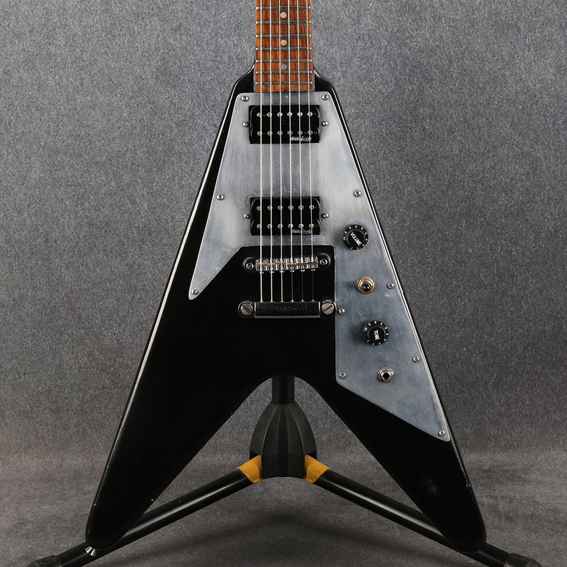 Epiphone Flying V - Modified - Wilkinson Pickups - Ebony - 2nd Hand
