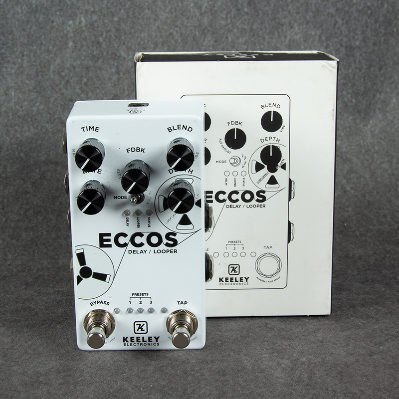 Keeley Eccos Delay Looper Pedal - Boxed - 2nd Hand Keeley Eccos Delay Looper Pedal - Boxed - 2nd Hand