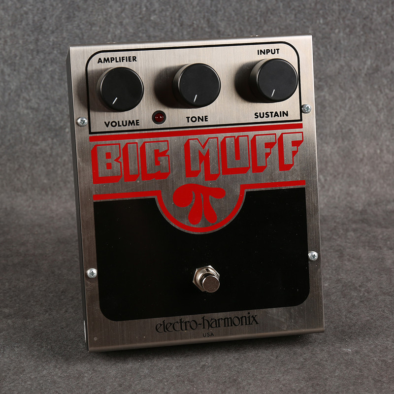 Electro Harmonix Big Muff Pi Overdrive Pedal - Made in USA - 2nd Hand Electro Harmonix Big Muff Pi Overdrive Pedal - Made in USA - 2nd Hand