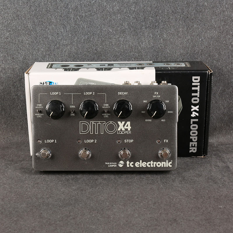 TC Electronic Ditto X4 Looper - Boxed - 2nd Hand