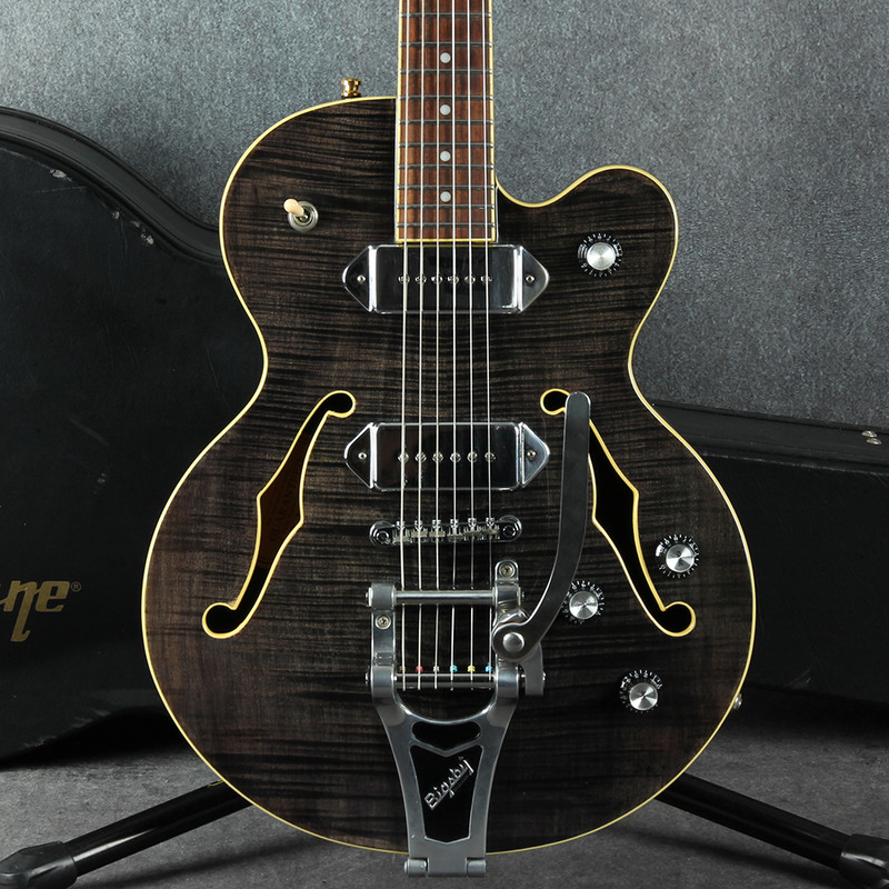 Epiphone Wildkat - 2003 - Trans Black - Hard Case - 2nd Hand