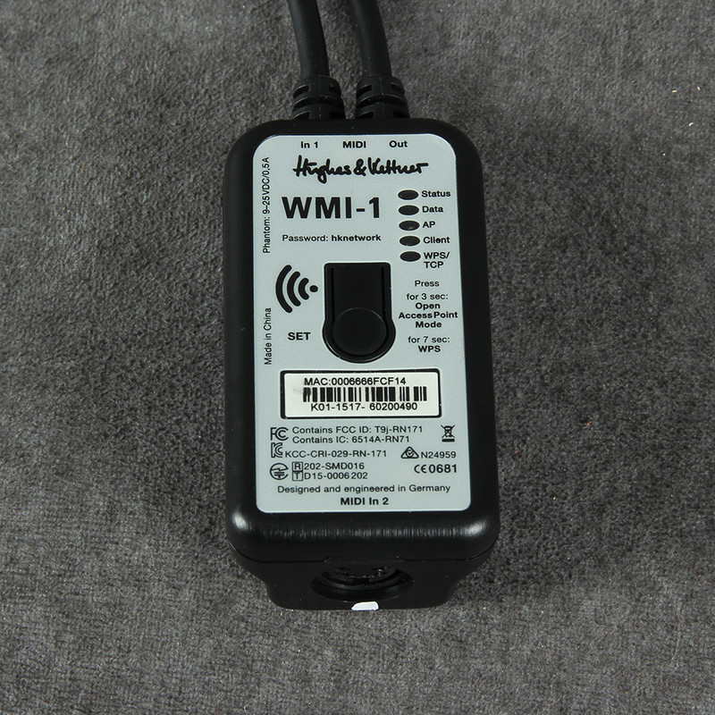 Hughes & Kettner WMI-1 MIDI Interface - 2nd Hand Hughes & Kettner WMI-1 MIDI Interface - 2nd Hand