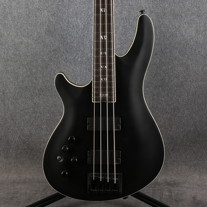 Schecter SLS Evil Twin-4 - Left Handed - Satin Black - 2nd Hand