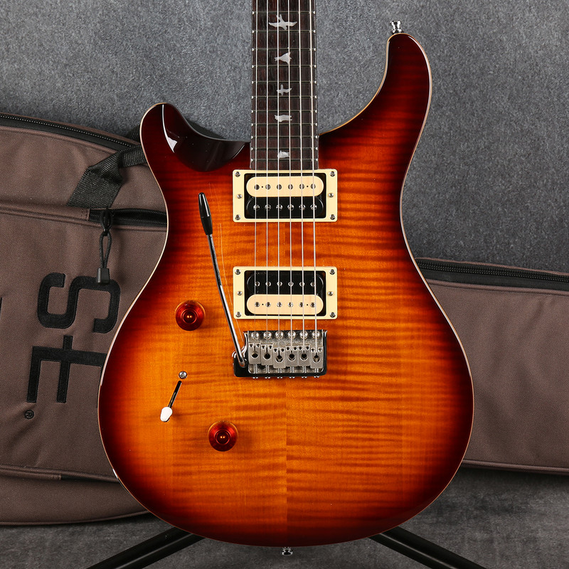 PRS SE Custom 24 - DiMarzio Pickups - LH - Tobacco Burst - Gig Bag - 2nd Hand