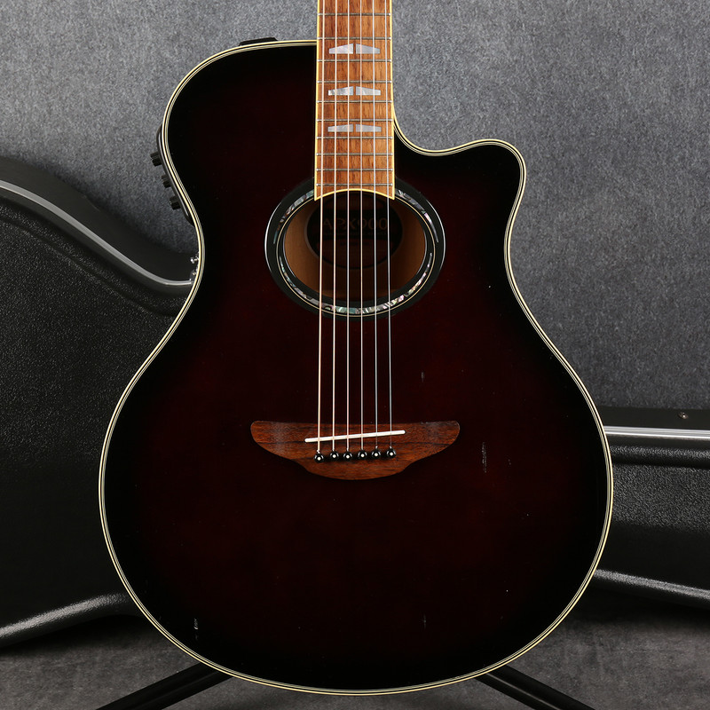 Yamaha APX900 Electro Acoustic - Mocha Black - Hard Case - 2nd Hand