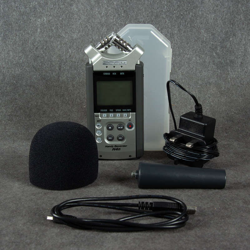 Zoom H4n Handy Recorder - Accessories - PSU - Case - 2nd Hand