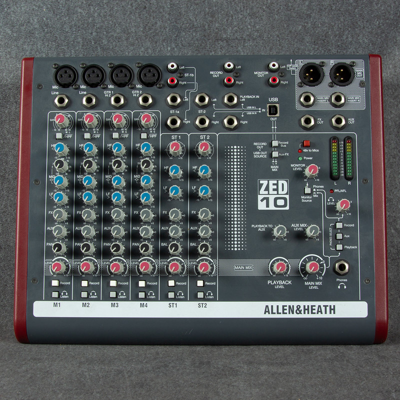 Allen & Heath Zed 10 Mixer - 2nd Hand