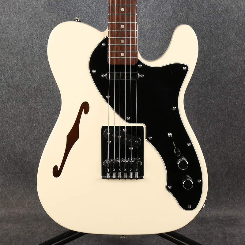Squire Affinity Series Telecaster Thinline - Olympic White - 2nd Hand