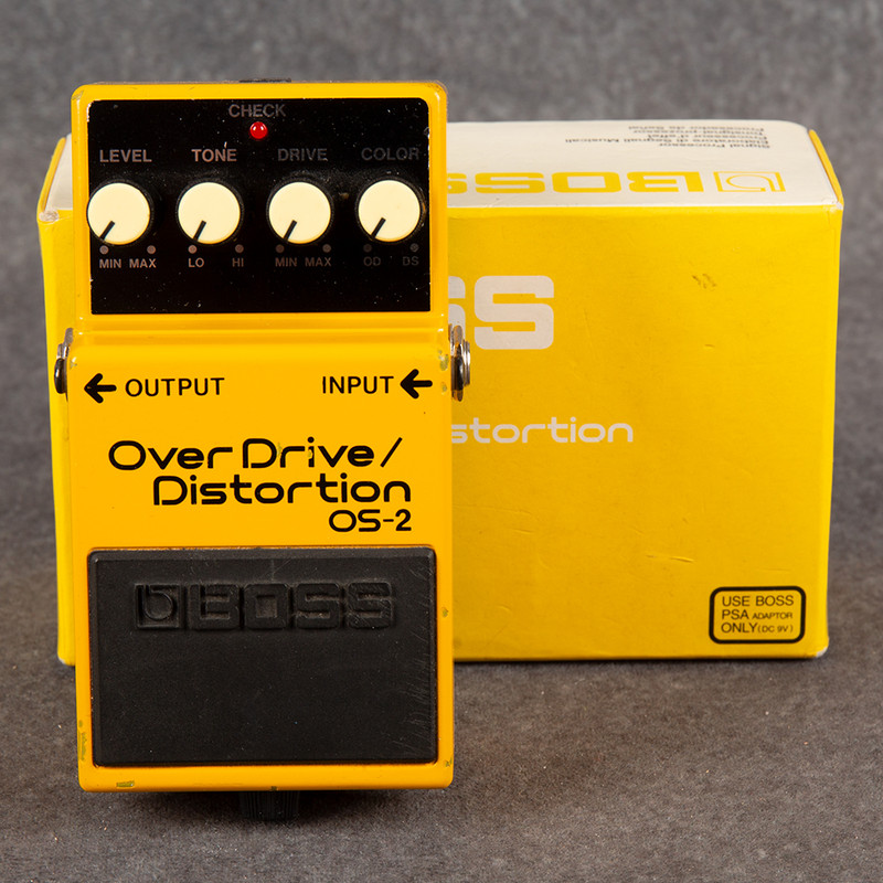 Boss OS-2 Overdrive and Distortion Pedal - Boxed - 2nd Hand