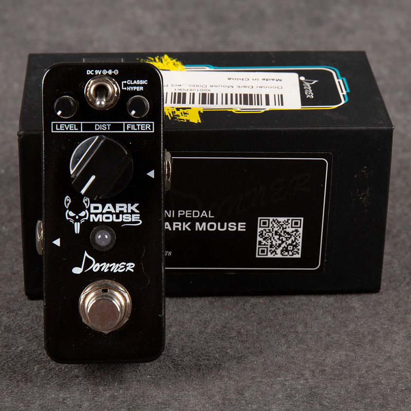 Donner Dark Mouse Pedal - Boxed - 2nd Hand