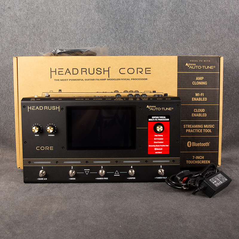 HeadRush Core Guitar Amp Modeller & Multi FX Processor - Box & PSU - 2nd Hand HeadRush Core Guitar Amp Modeller & Multi FX Processor - Box & PSU - 2nd Hand