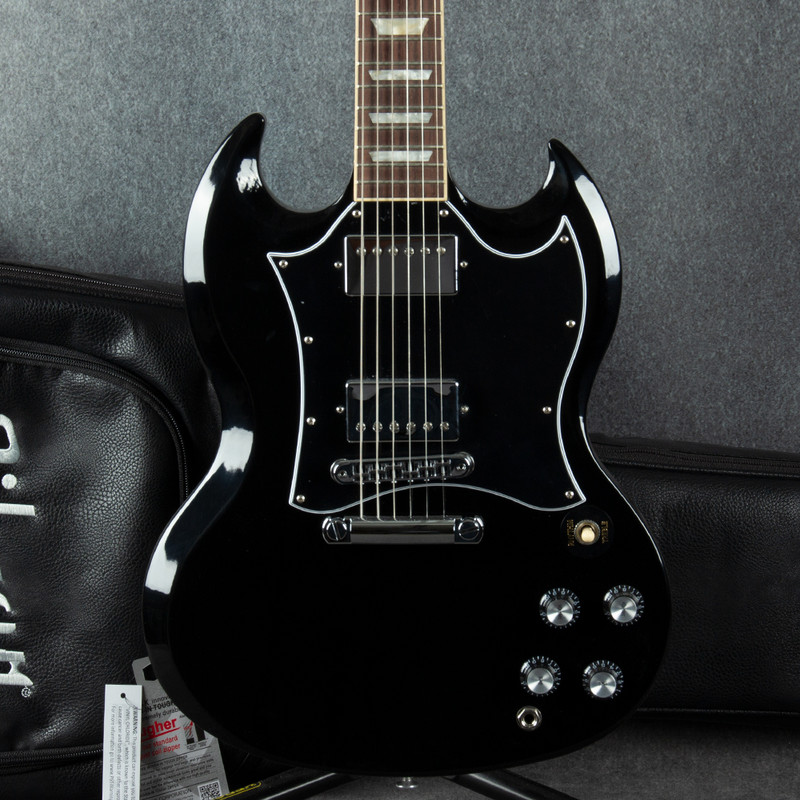 Gibson SG Standard - Ebony - Soft Case - 2nd Hand Gibson SG Standard - Ebony - Soft Case - 2nd Hand