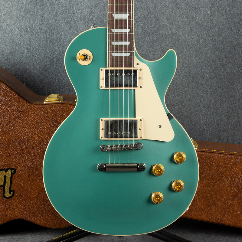 Gibson Les Paul Standard 50s Plain Top - Inverness Green - Hard Case - 2nd Hand