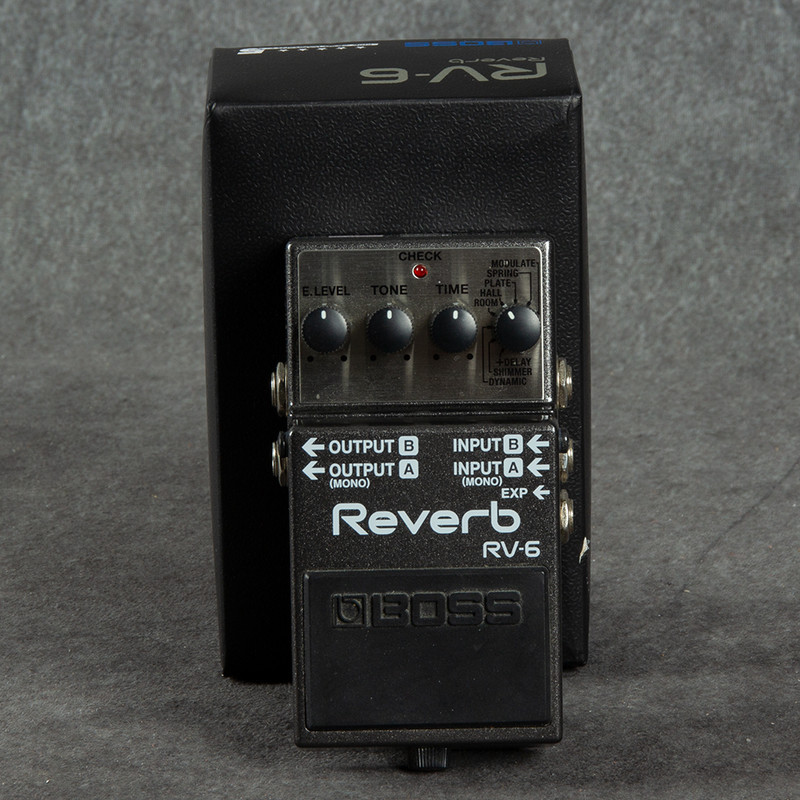 Boss RV-6 Reverb Pedal - Boxed - 2nd Hand (140215) Boss RV-6 Reverb Pedal - Boxed - 2nd Hand (140215)