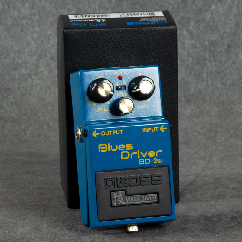 Boss BD-2w Waza Craft Blues Driver Overdrive Pedal - Boxed - 2nd Hand Boss BD-2w Waza Craft Blues Driver Overdrive Pedal - Boxed - 2nd Hand