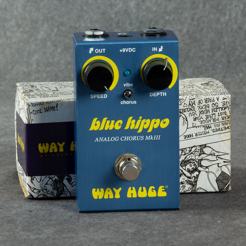 Way Huge Blue Hippo Analog Chorus Pedal MkIII - Boxed - 2nd Hand Way Huge Blue Hippo Analog Chorus Pedal MkIII - Boxed - 2nd Hand