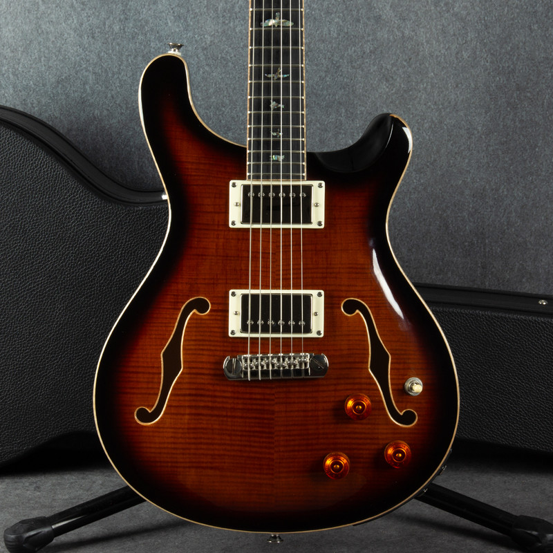 PRS SE Hollowbody II Piezo - Sunburst - Hard Case - 2nd Hand