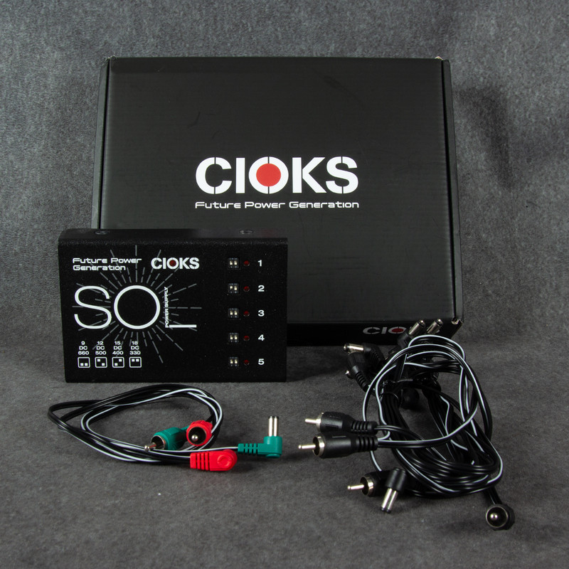 Cioks SOL 5 Power Supply - Cables - Boxed - 2nd Hand